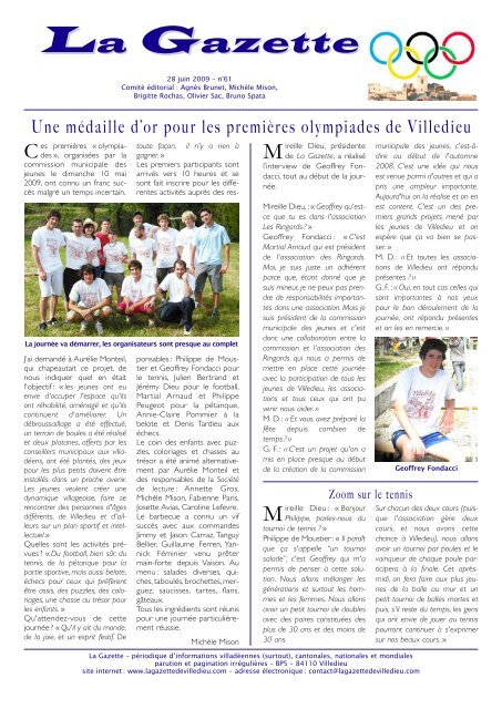 La Gazette 61 - La Gazette de Villedieu - Free