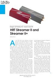 HRT Streamer II and Streamer II+ - High Resolution Technologies