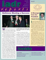 Spring 2005 - IADR/AADR