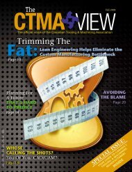 Trimming The - CTMA: The Canadian Tooling and Machining ...