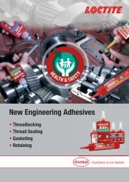 New Engineering Adhesives - Loctite