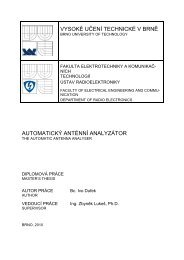 vysokÃ© uÄenÃ­ technickÃ© v brnÄ automatickÃ½ antÃ©nnÃ­ analyzÃ¡tor