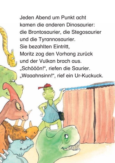 Der kleine Dino und der 8-Uhr-Vulkan