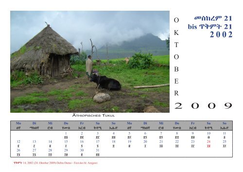 Deutsch-Äthiopischer KalenDer - RastafarI Works Association