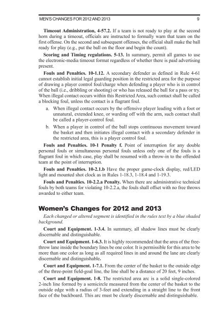 2011-12 AND 2012-13 MEN'S AND WOMEN'S RULES - NAIA