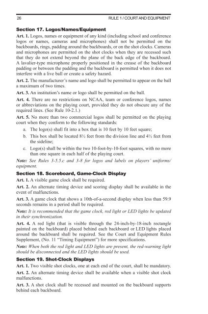 2011-12 AND 2012-13 MEN'S AND WOMEN'S RULES - NAIA