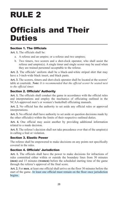 2011-12 AND 2012-13 MEN'S AND WOMEN'S RULES - NAIA