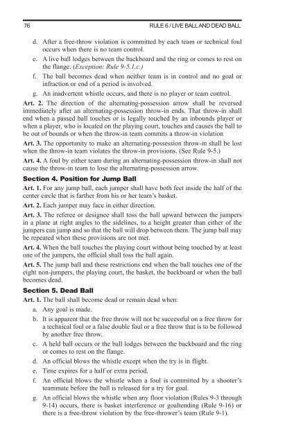 2011-12 AND 2012-13 MEN'S AND WOMEN'S RULES - NAIA