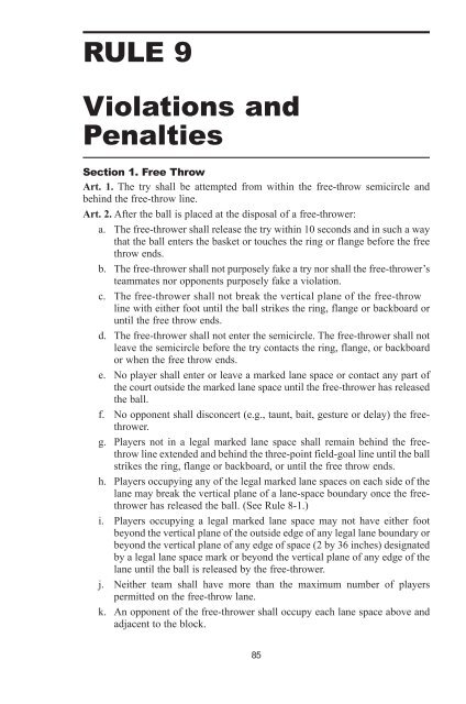 2011-12 AND 2012-13 MEN'S AND WOMEN'S RULES - NAIA