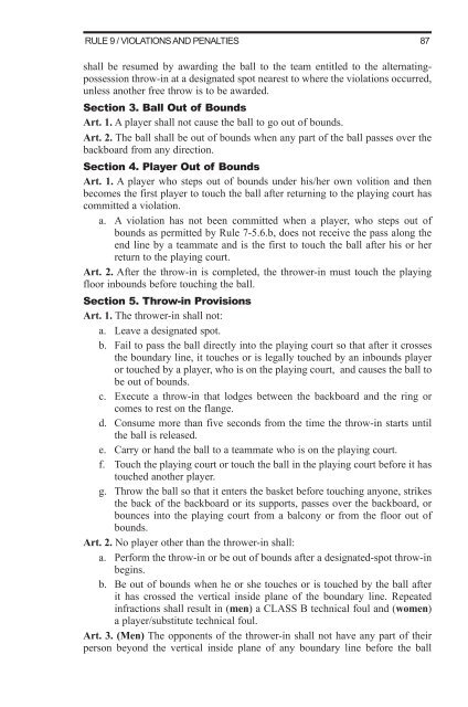 2011-12 AND 2012-13 MEN'S AND WOMEN'S RULES - NAIA