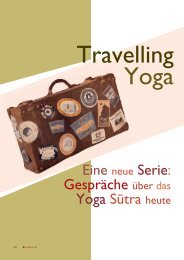 Travelling Yoga: GespÃ¤che Ã¼ber das Yoga SÃ»tra - VIVEKA - Hefte ...