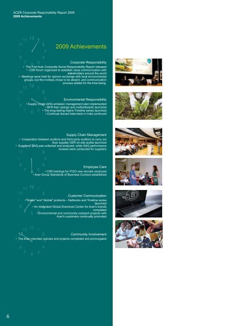 2009 Corporate Responsibility Report - Acer Group