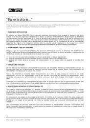 Charte informatique - Ecole nationale supÃ©rieure d'architecture de ...