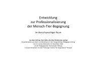 Faltblatt allgemein aussen - Freiburger Institut fÃ¼r tiergestÃ¼tzte ...