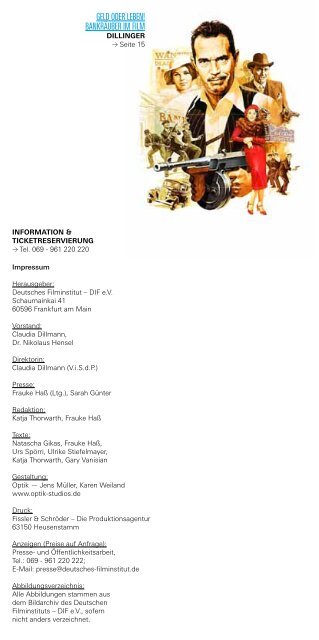 Kinoprogramm (PDF, 7 3 MB) - Deutsches Filminstitut