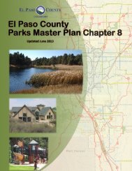 Chapter 8 (Includes Trails and Open Space Plans - El Paso County