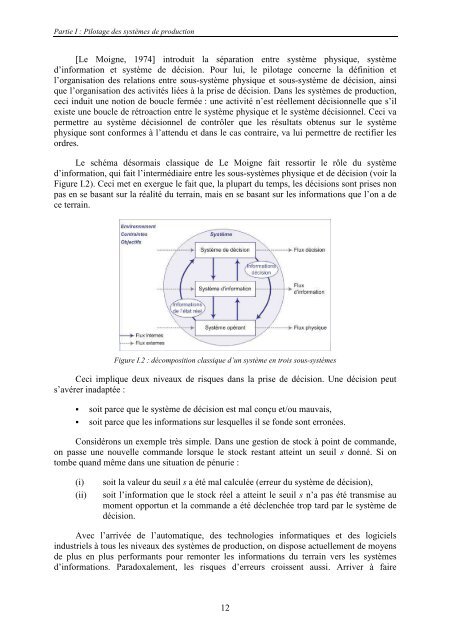 ModÃ©lisation du processus de pilotage d'un atelier - Les thÃ¨ses en ...