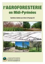 le document Agroforesterie en Midi-Pyrénées - Arbre & Paysage