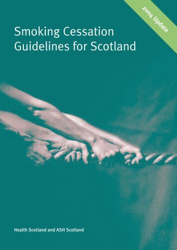 Smoking Cessation Guidelines for Scotland - Treatobacco.net