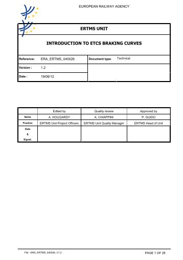 ERTMS UNIT