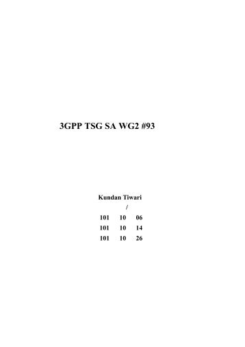 3GPP TSG SA WG2 #93 æè­°å ±å - ç¶²è·¯éè¨åéæ¨æºåæååè ...