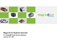 Magna E-Car Systems Overview - CHAdeMO