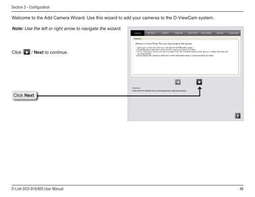 Setup > Wizard - D-Link