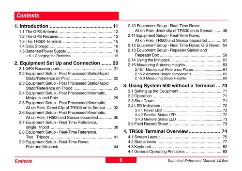 GPS500 Technical Reference Manual V4.0 - Leica Geosystems