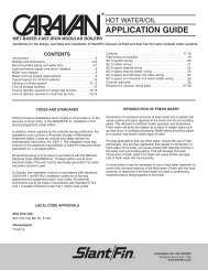 Modular boiler application guide – Oil fired hot water ... - Slant/Fin