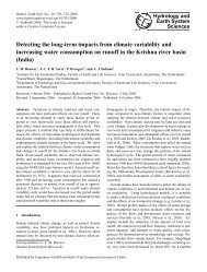 Detecting the long-term impacts from climate variability and ... - HAL