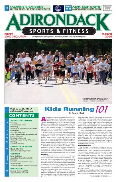 Kids Running - Adirondack Sports amp; Fitness