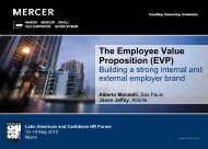 The Employee Value Proposition (EVP) (PDF) - Mercer Signature ...