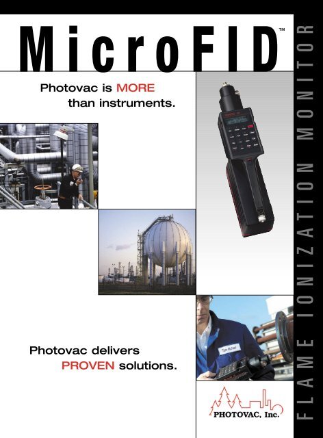 Microfid Photovac MicroFID Portable Flame Ionization ... - RAECO.com