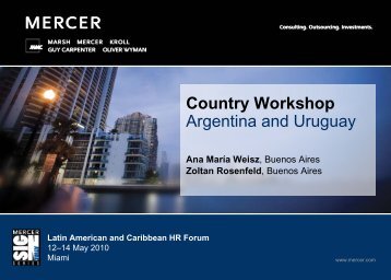 Argentina and Uruguay (PDF) - Mercer Signature Events