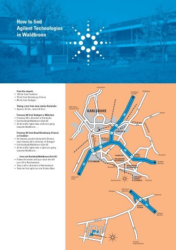 How to find Agilent Technologies in Waldbronn