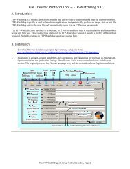 File Transfer Protocol Tool – FTP-WatchDog V3