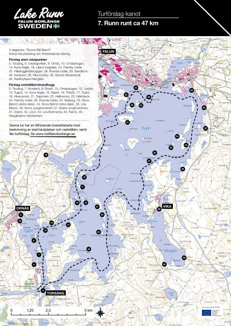 TurfÃ¶rslag kanot 7. Runn runt ca 47 km - Visit SÃ¶dra Dalarna