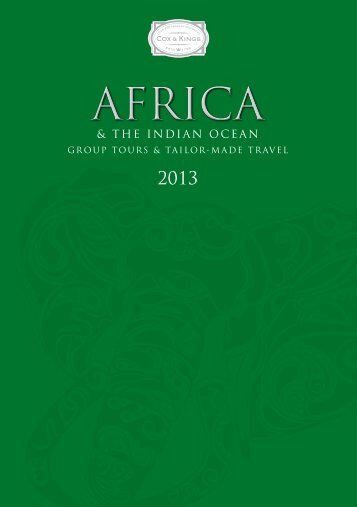 Cox & Kings Africa 2013 Brochure - Travel Club Elite