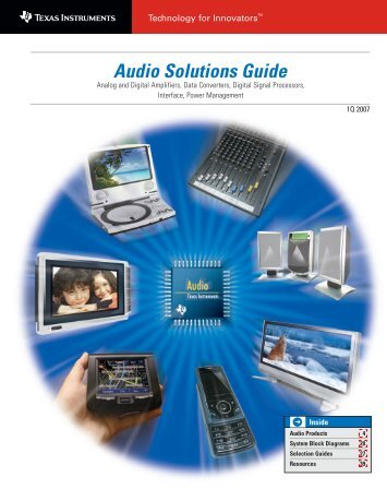 Audio Solutions Guide, 1Q 2007