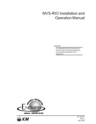MVS-RIO Installation and Operation Manual - Kistler-Morse