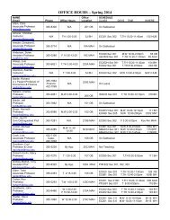 Please check back for upcoming faculty office hours.