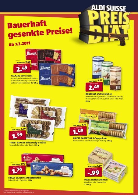 Reisen zu ALDI PREISEN - Aldi Suisse AG