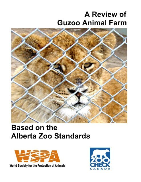 A review of Guzoo Animal Farm Based on the - Zoocheck Canada