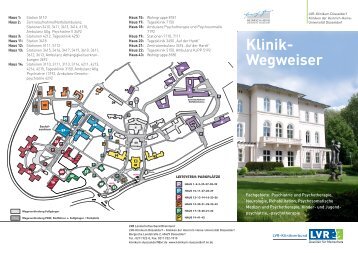 LVR-Klinikum Düsseldorf Wegweiser