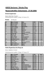 REgion Ost 2009 - ASGS