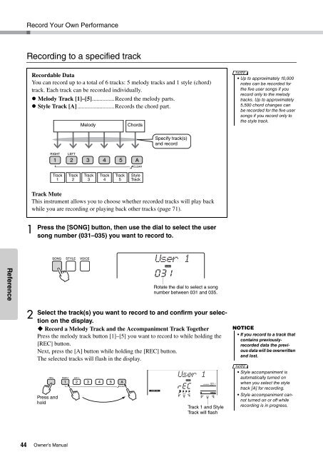 NP-V80/60 Owner's Manual - Yamaha Downloads