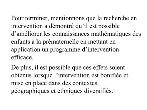 DÃ©veloppement mathÃ©matique des jeunes enfants et contexte ...