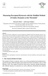 Measuring Perceptual Hysteresis with the Modified ... - ResearchGate