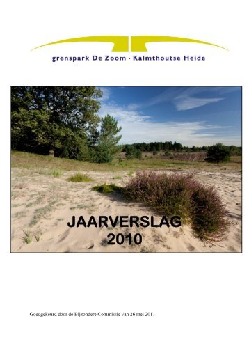 Grenspark ZK Jaarverslag 2010.pdf - Kalmthoutse Heide