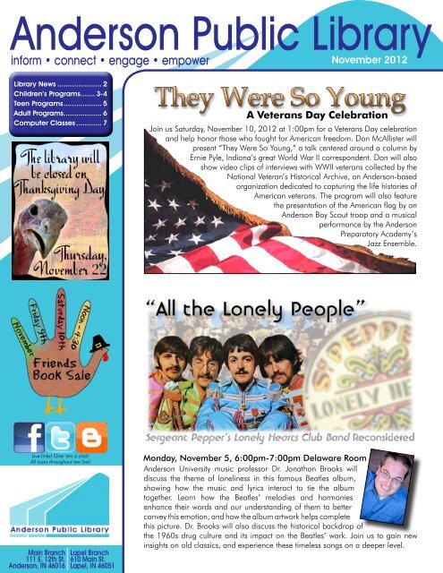 children's programs - Anderson Public Library